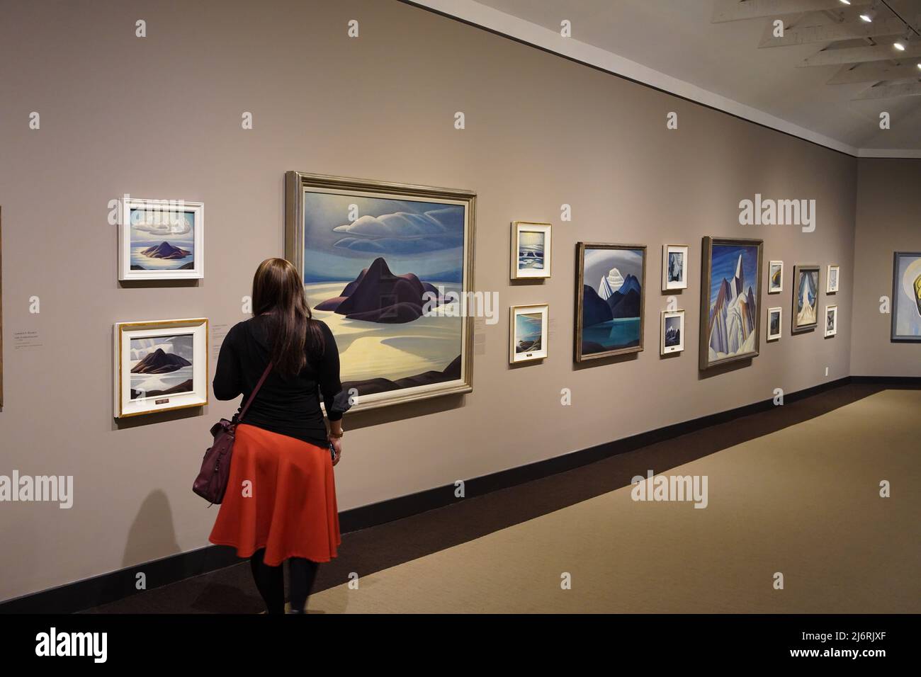 McMichael Gallery of Canadian Art, tableaux de Lawren Harris du Groupe des sept Banque D'Images