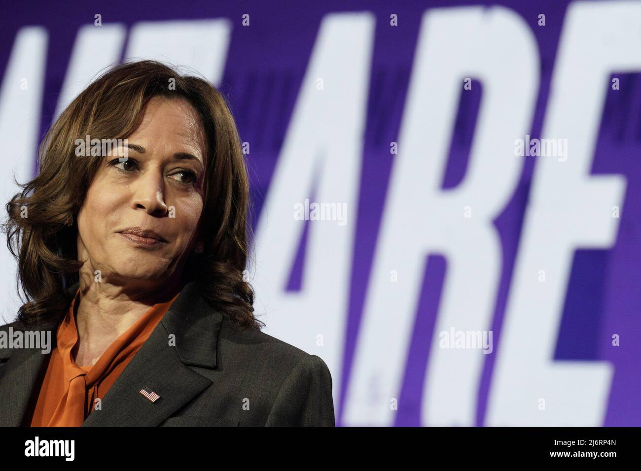 Washington, États-Unis, le 3 mai 2022, le vice-président des États-Unis, Kamala Harris, prononce un discours lors de la conférence annuelle 30th, à Washington, le mardi 3 mai 2022. Photo par Yuri Gripas/UPI Banque D'Images