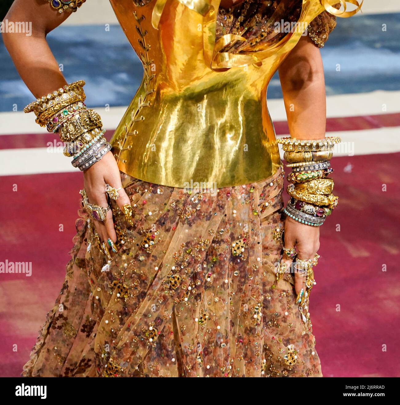 New York City, Etats-Unis, 02/05/2022, le Gala de la rencontre 2022 a eu lieu au Metropolitan Museum of Art de New York. Crédit : Jennifer Graylock/Alamy Live News Banque D'Images