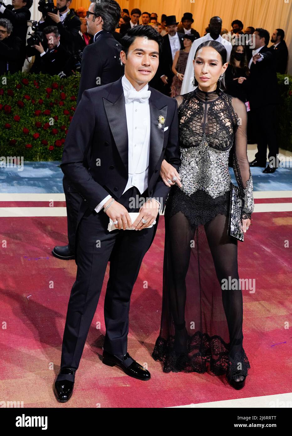 New York City, Etats-Unis, 02/05/2022, le Gala de la rencontre 2022 a eu lieu au Metropolitan Museum of Art de New York. Crédit : Jennifer Graylock/Alamy Live News Banque D'Images