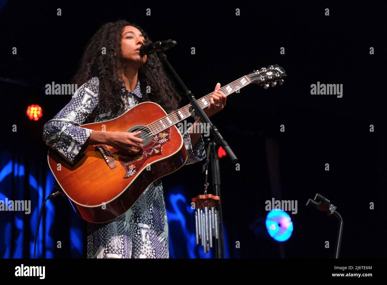 Corinne Bailey Rae se présente à l'aréna de Jazz au Cheltenham Jazz Festival. 29 avril 2022 Banque D'Images