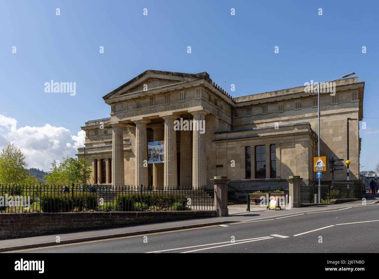 Brecknock Museum & Art Gallery dans le centre-ville de Brecon, Powys, pays de Galles du Sud, Royaume-Uni Banque D'Images