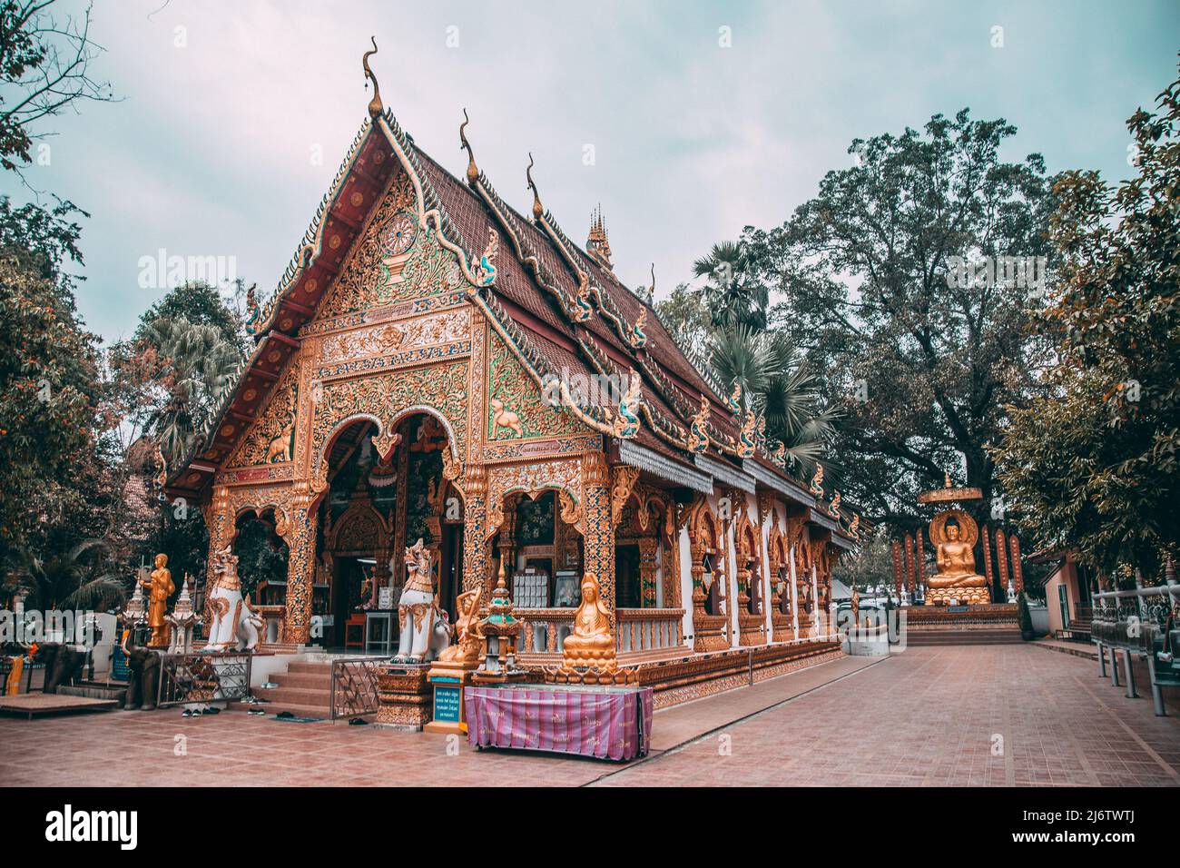 Temple Wat Phuket dans la province de Nan, Thaïlande Banque D'Images