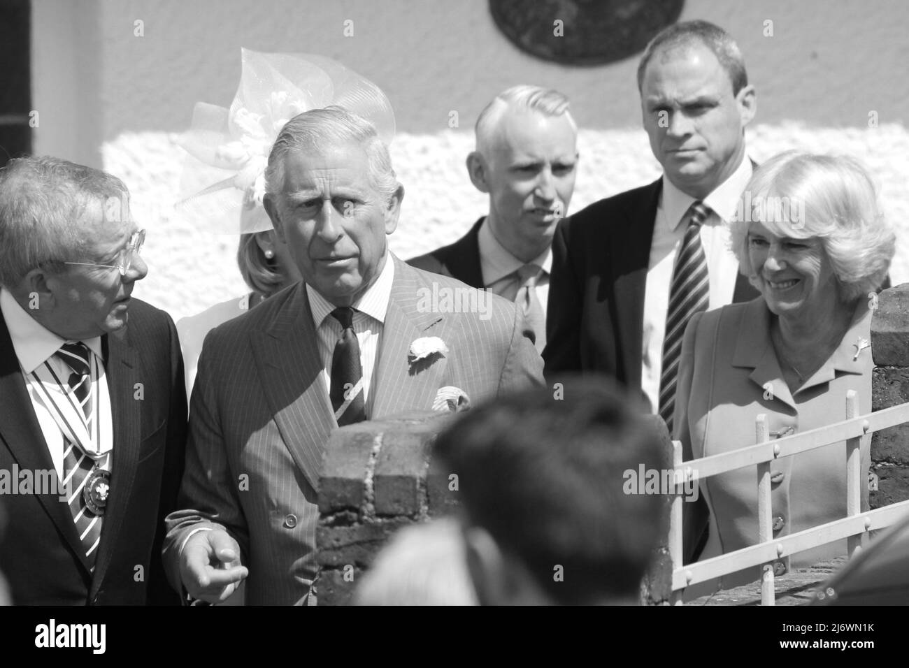 Le Prince Charles à l'occasion de sa visite annuelle au Nord du pays de Galles Banque D'Images