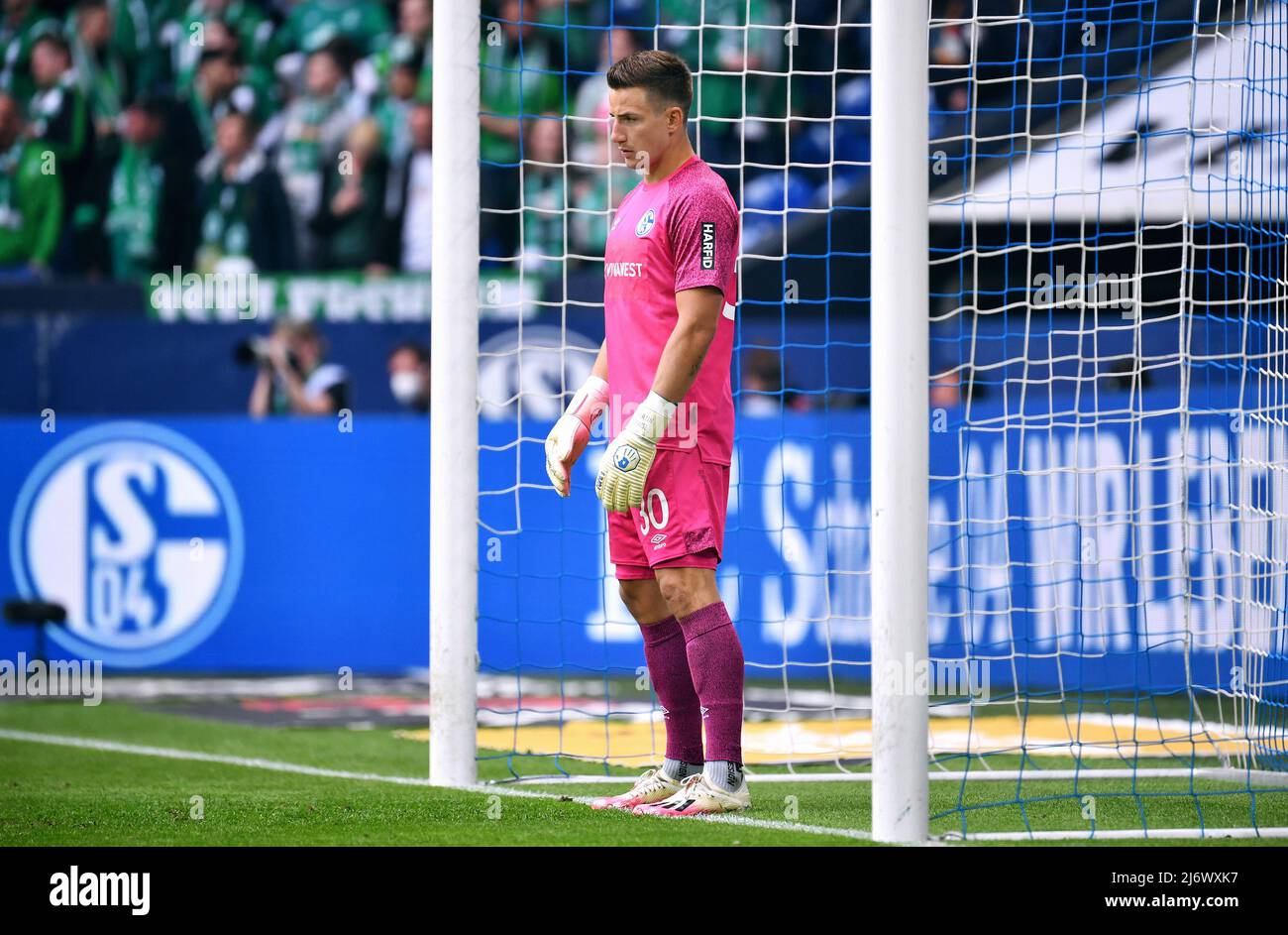 2. Bundesliga, VELTINS Arena Gelsenkirchen: FC Schalke 04 vs SV Werder Bremen; Banque D'Images