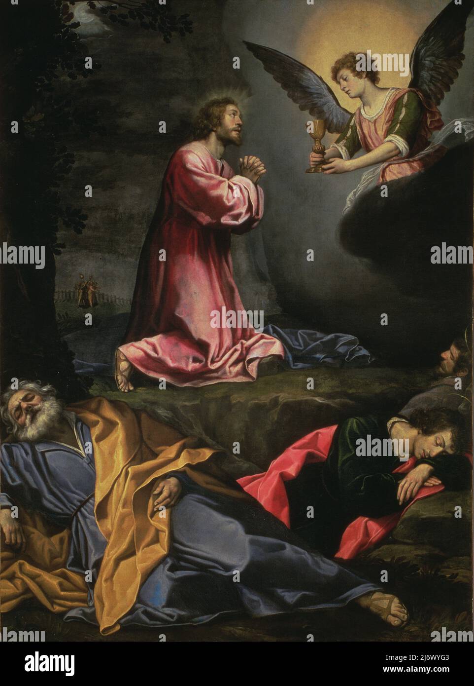 Christ dans le jardin de Gethsemane par Tarchiani, Filippo (1576-1645); Museo di San Marco, Florence, Italie; Italien, hors copyright. Banque D'Images