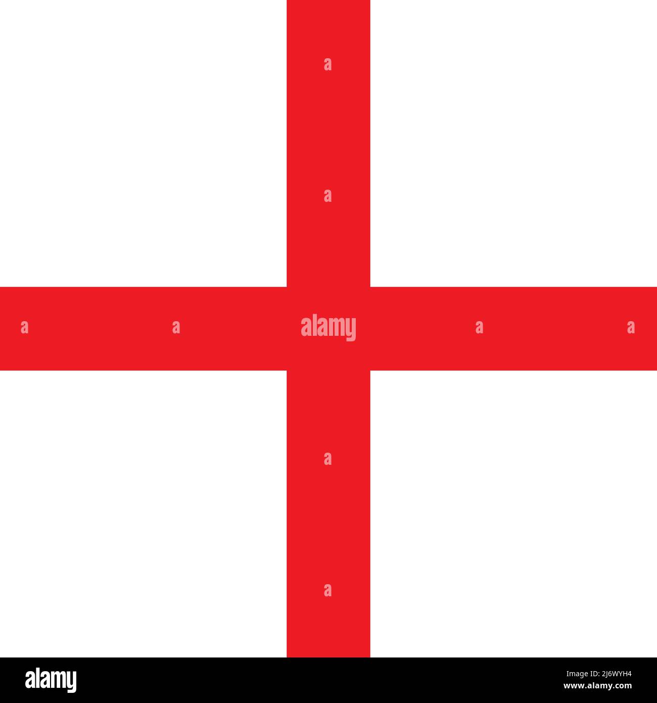 Illustration du drapeau national de l'Angleterre. Illustration de Vecteur