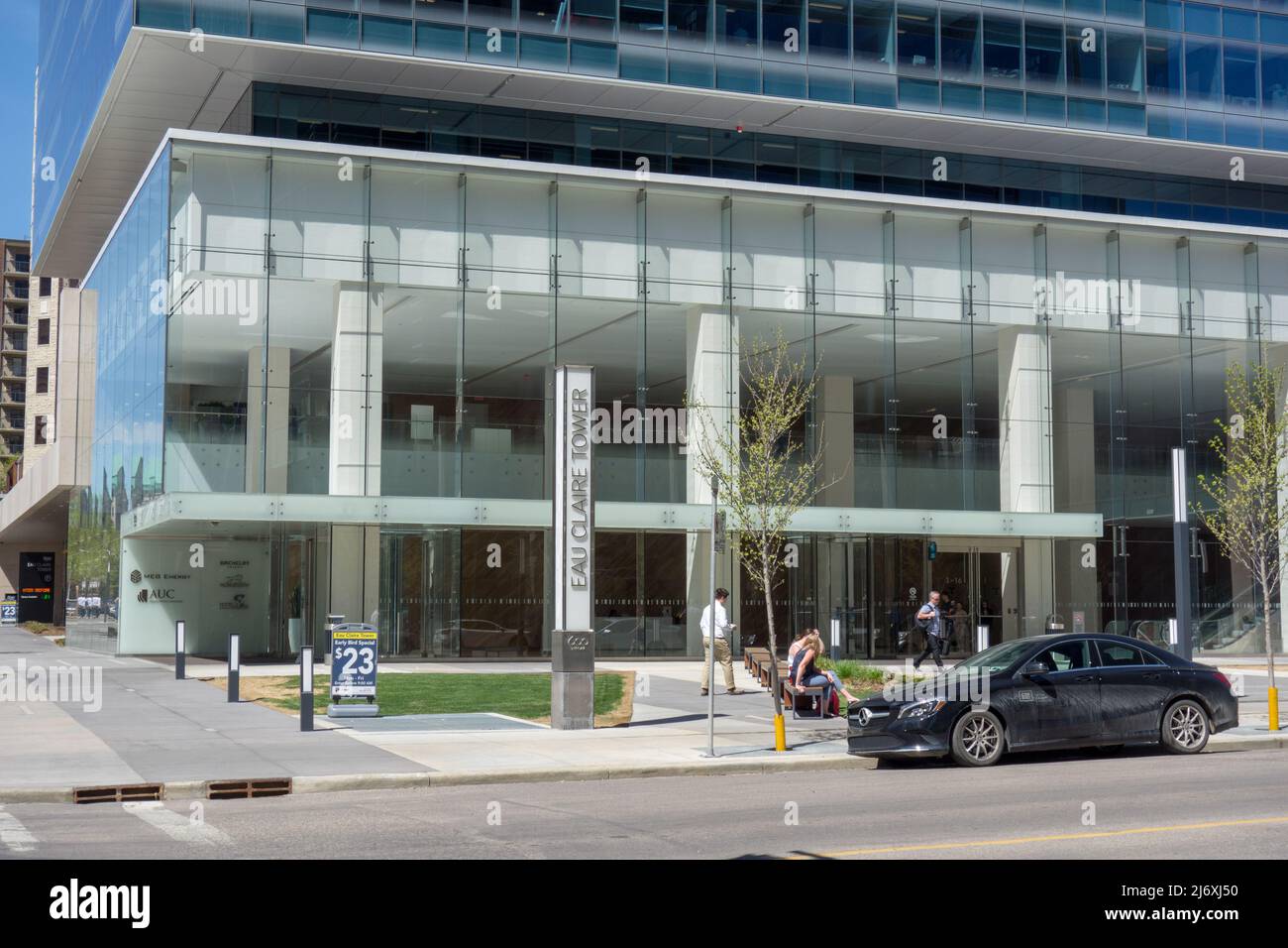 Tour eau Claire, sur la 3rd Avenue, au centre-ville de Calgary, en Alberta. Banque D'Images