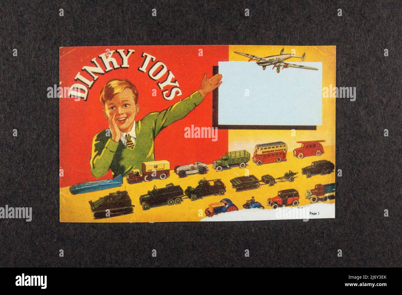 Document Ancien Dinky Toys 1952 - Lettre Aux Détaillants - Publicité Vintage - Papier