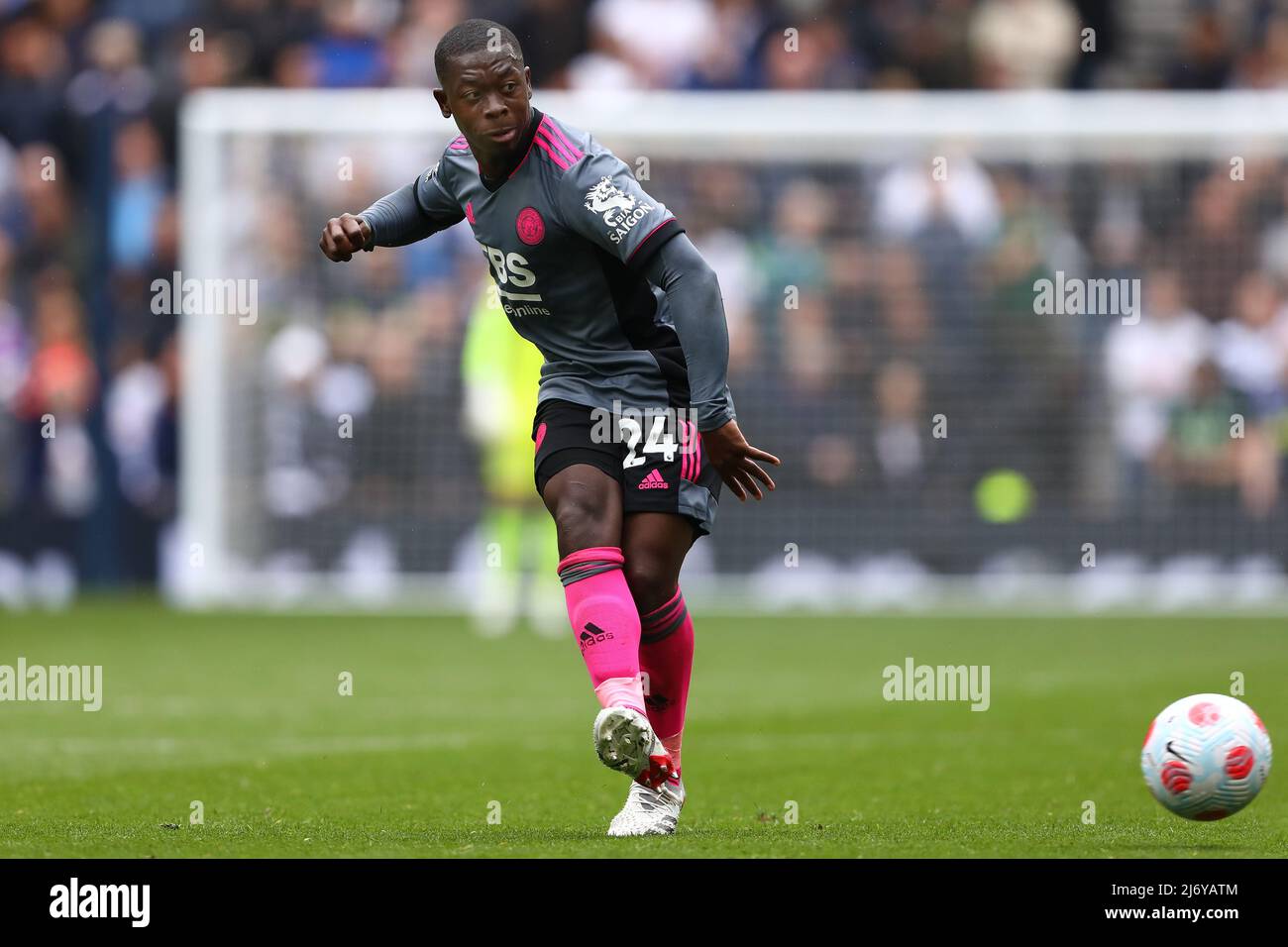 Nampalys Mendy of Leicester City - Tottenham Hotspur v Leicester City, Premier League, Tottenham Hotspur Stadium, Londres, Royaume-Uni - 1st mai 2022 utilisation éditoriale uniquement - des restrictions DataCo s'appliquent Banque D'Images