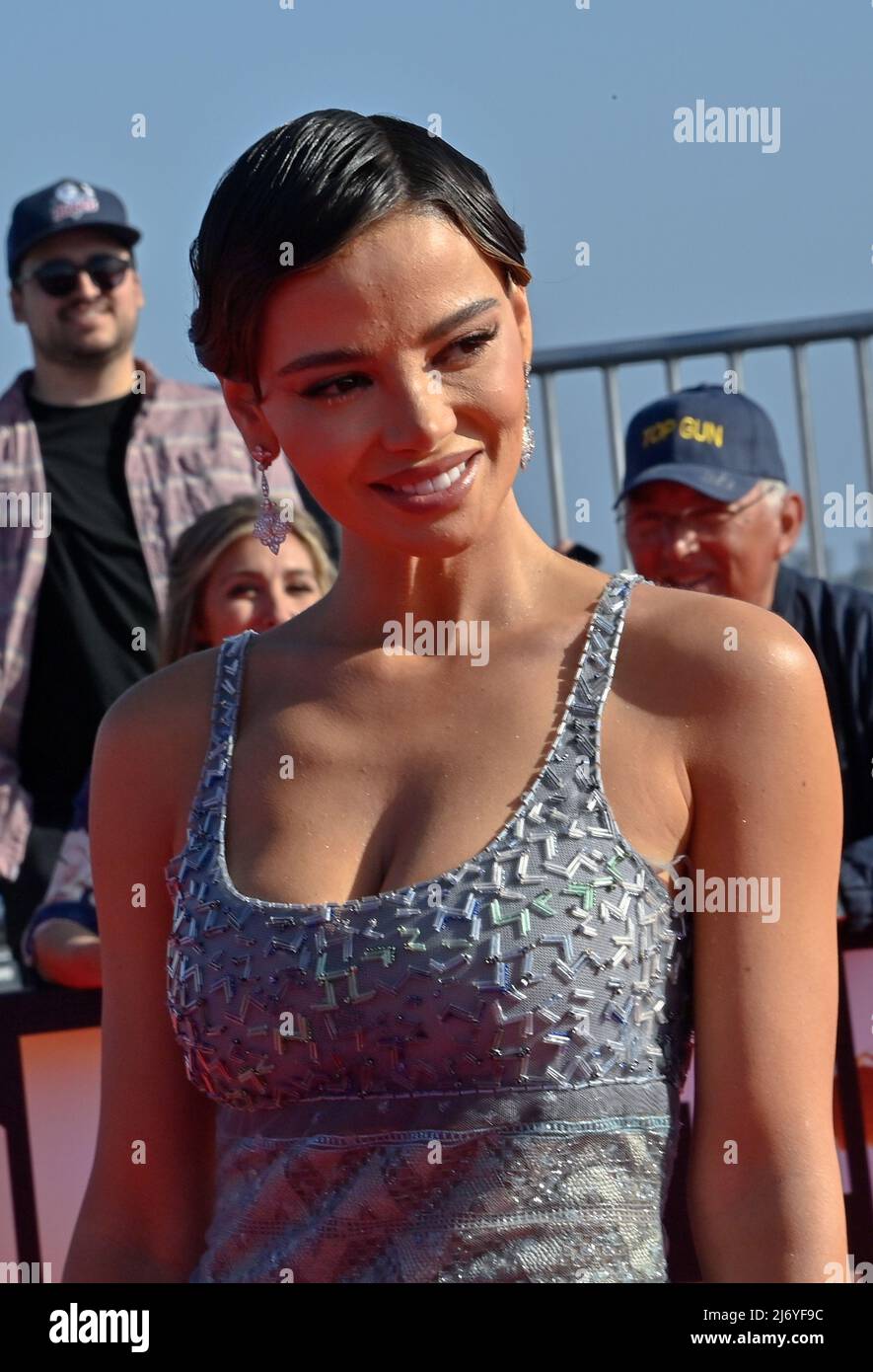 Keleigh Sperry assiste à la première du film dramatique 'Top Gun: Maverick' à l'USS Midway à San Diego, Californie, le mercredi 4 mai 2022. Photo de Jim Ruymen/UPI Banque D'Images