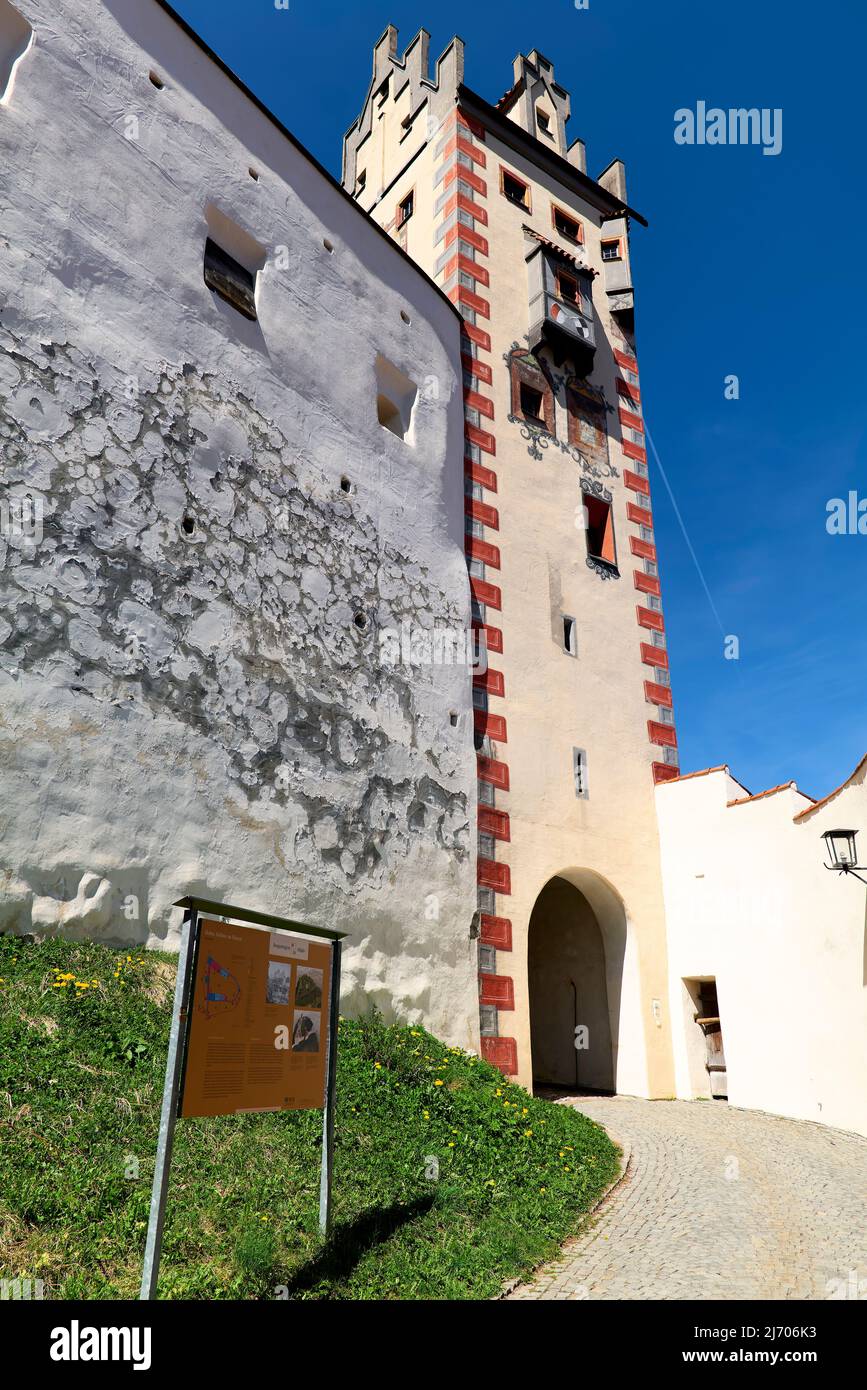 Allemagne Bavière route romantique. Füssen. Le Haut Château Banque D'Images