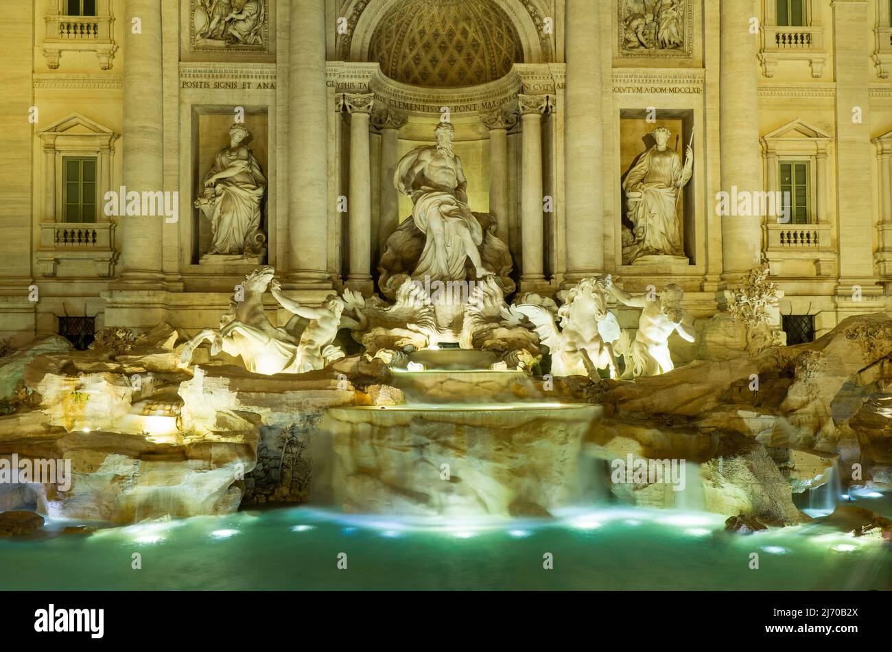 Fontana di Trevi, Rome Banque D'Images