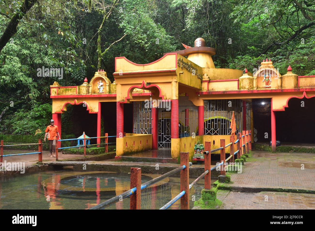 Temple Hiranyakeshi, Amboli, Sindhudurg, Maharashtra, Inde Banque D'Images