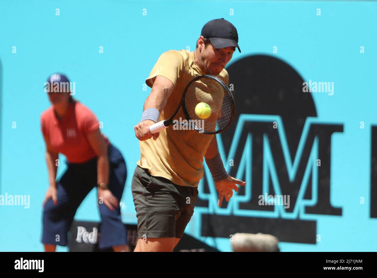 DušanLajović de Croatie lors du tournoi de tennis Mutua Madrid Open 2022 le 4 mai 2022 au stade Caja Magica de Madrid, Espagne. Photo Laurent Lairys/ABACAPRESS.COM Banque D'Images