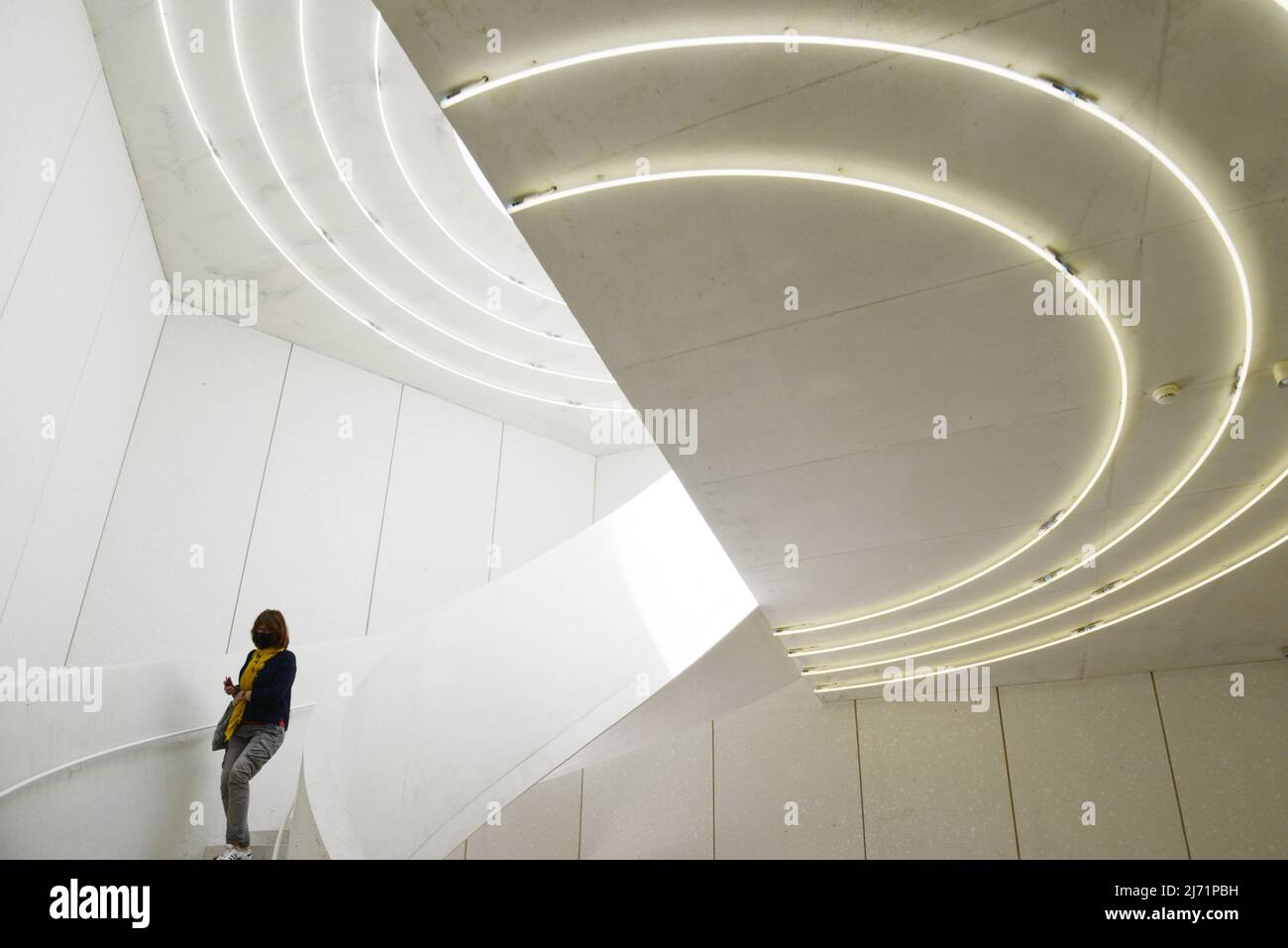 France. Vaucluse (84). Avignon. Les demeures de la collection d'art contemporain rénovées par les architectes Berger&Berger et Bollinger-Grohmann Banque D'Images