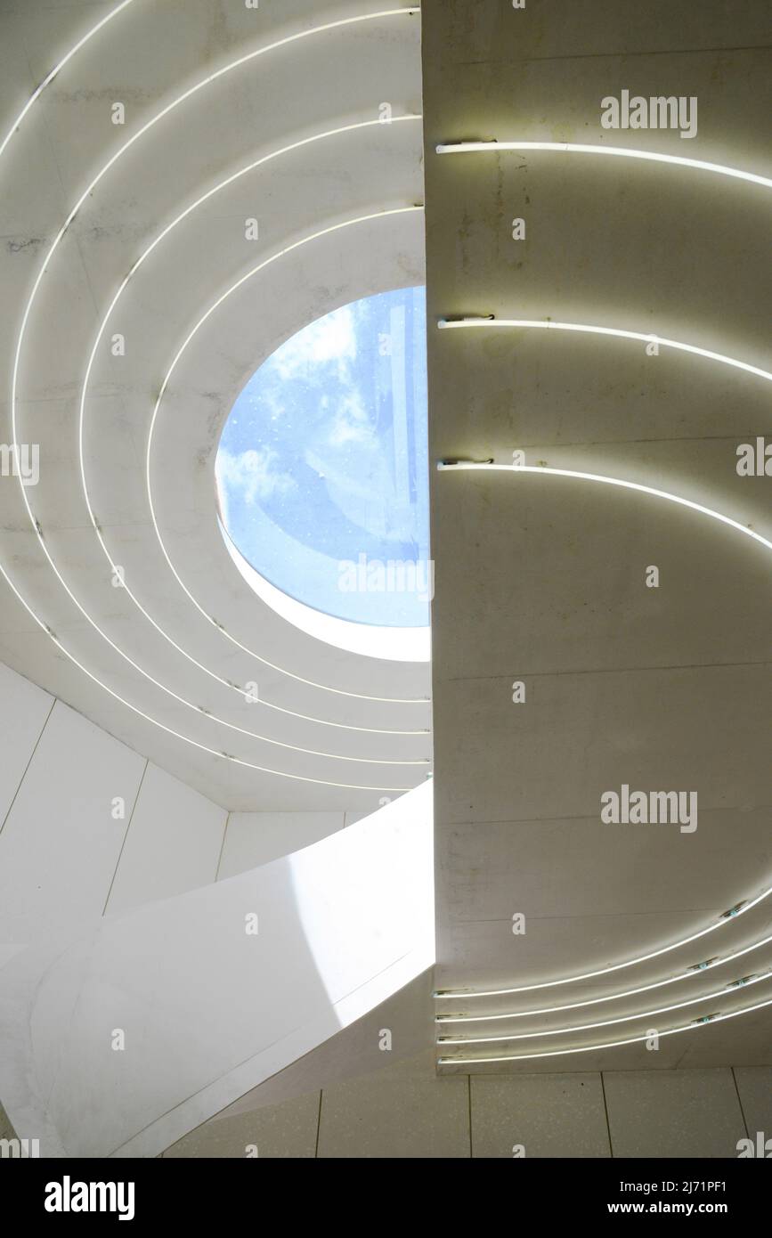 France. Vaucluse (84). Avignon. Les demeures de la collection d'art contemporain rénovées par les architectes Berger&Berger et Bollinger-Grohmann, lik Banque D'Images