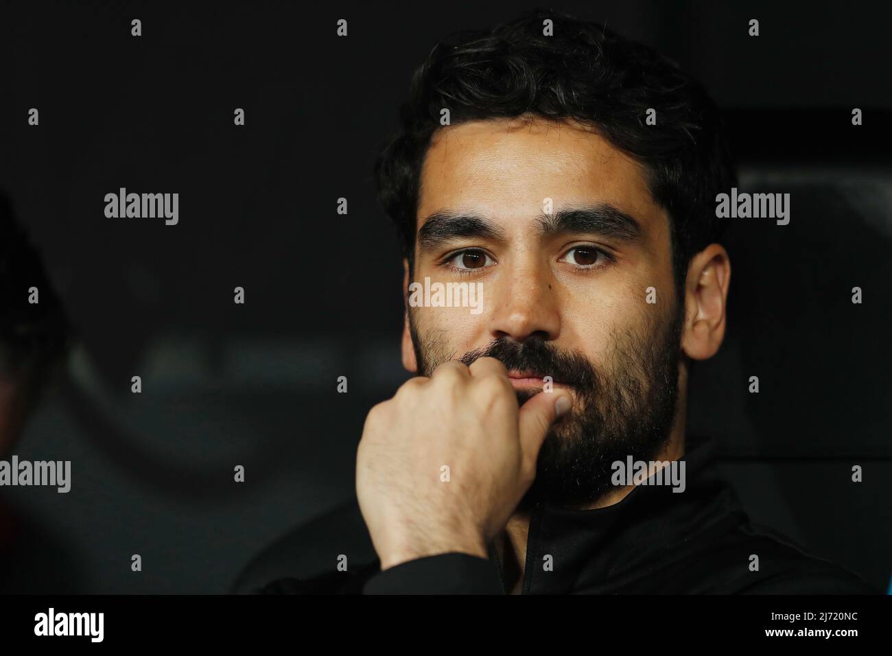 Ilkay Gundogan (ManC), 4 MAI 2022 - football : Ligue des champions de l'UEFA demi-finales 2nd match entre Real Madrid CF 3-1 Manchester City FC à l'Estadio Santiago Bernabeu à Madrid, Espagne. (Photo de Mutsu Kawamori/AFLO) Banque D'Images