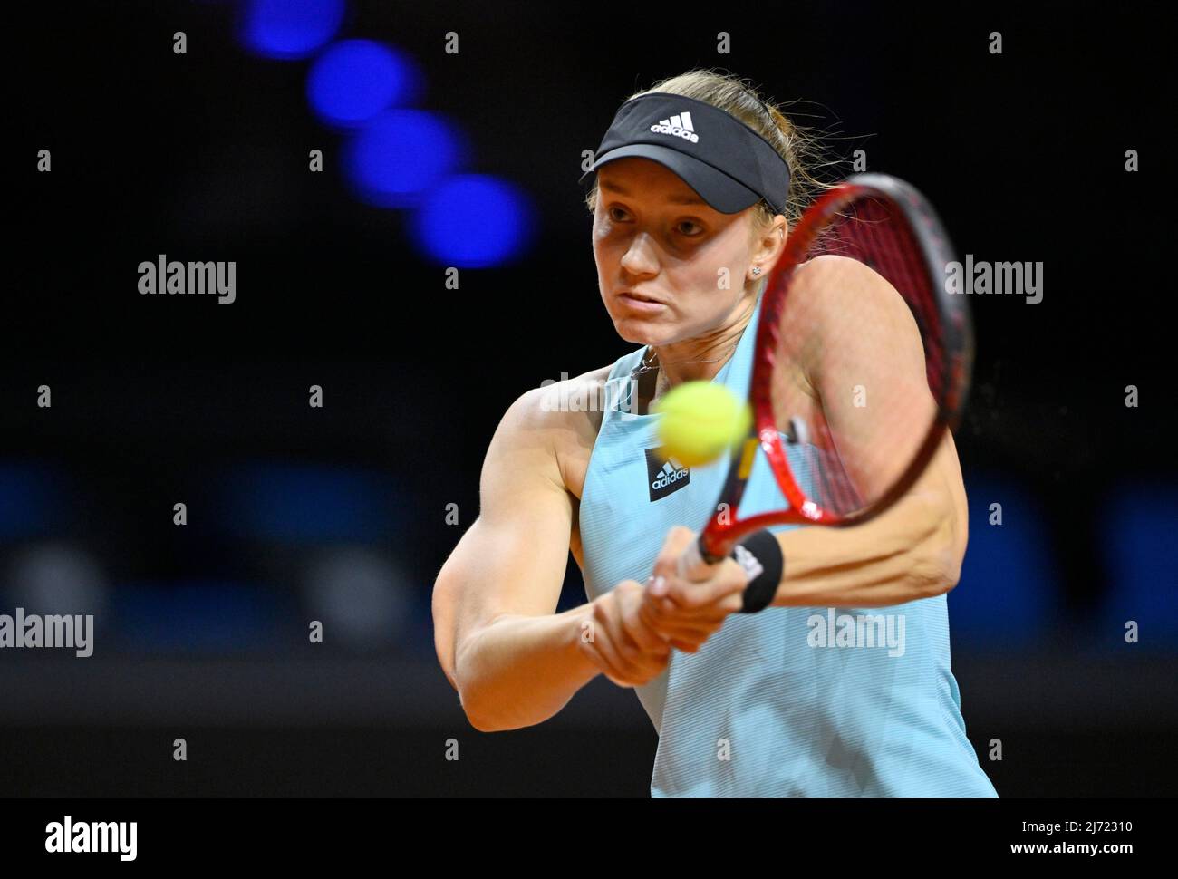Elena Rybakina Kaz, Aktion, Grand Prix de tennis Porsche, Porsche-Arena, Stuttgart, Bade-Wurtemberg, Allemagne Banque D'Images