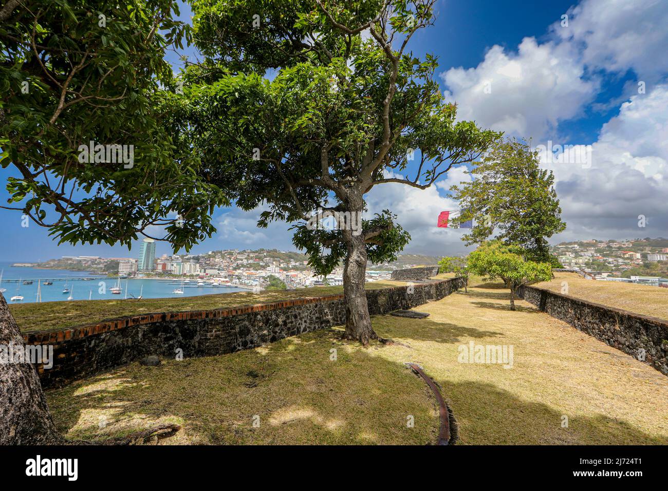 Fort-Saint-Louis, fort-de-France, Martinique, Antilles Françaises Banque D'Images