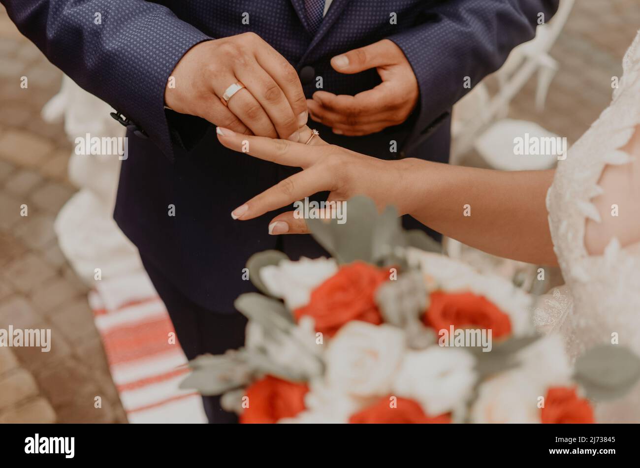 Annulaire mariage sale