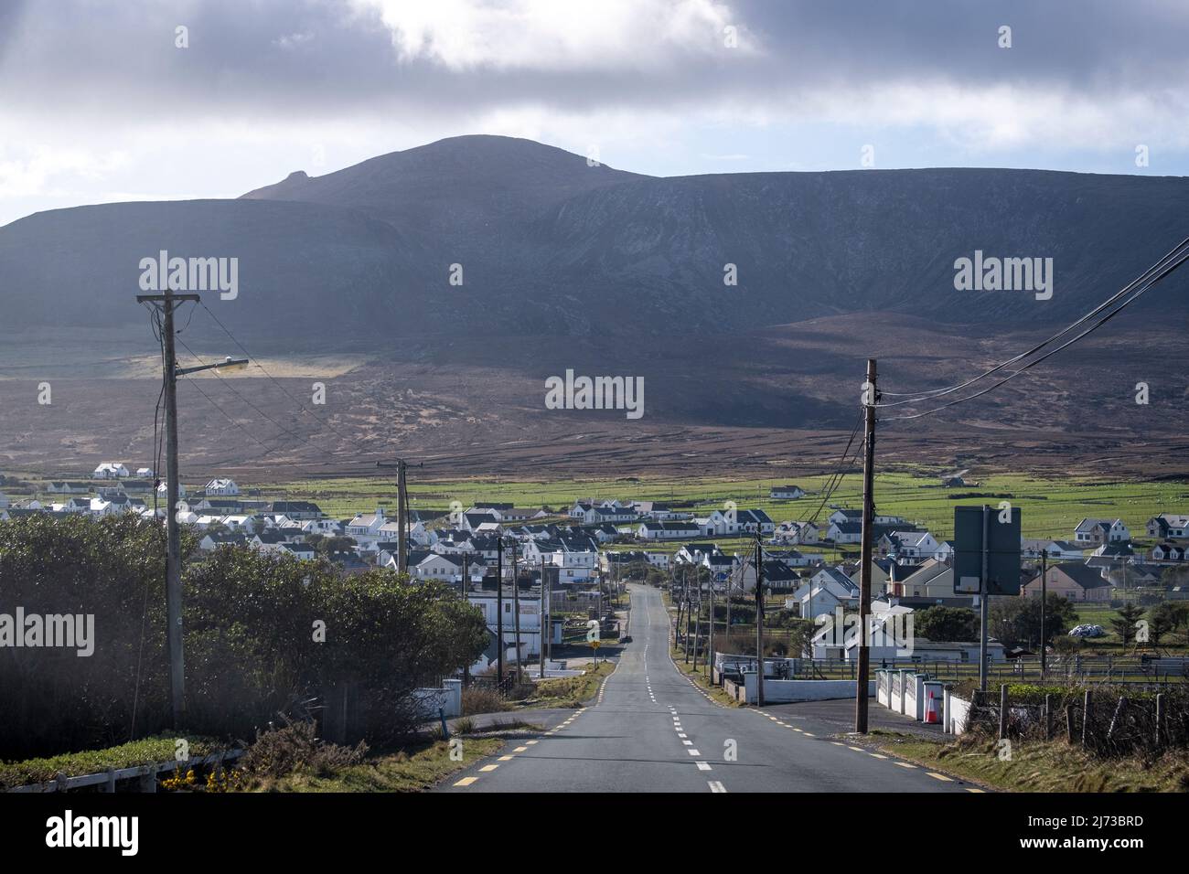 Keel, Achill Island, comté de Mayo, Irlande Banque D'Images