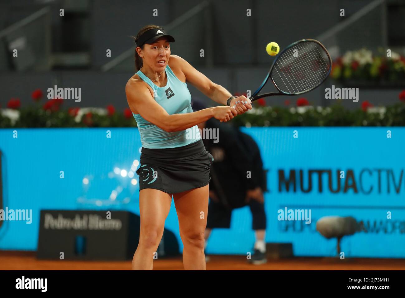 Jessica Pegula (USA), 5 MAI 2022 - tennis : Jessica Pegula en singles demi-finales match contre Jil Teichmann dans les tournois WTA 1000 Mutua Madrid Open tournoi de tennis à la Caja Magica à Madrid, Espagne. (Photo de Mutsu Kawamori/AFLO) Banque D'Images