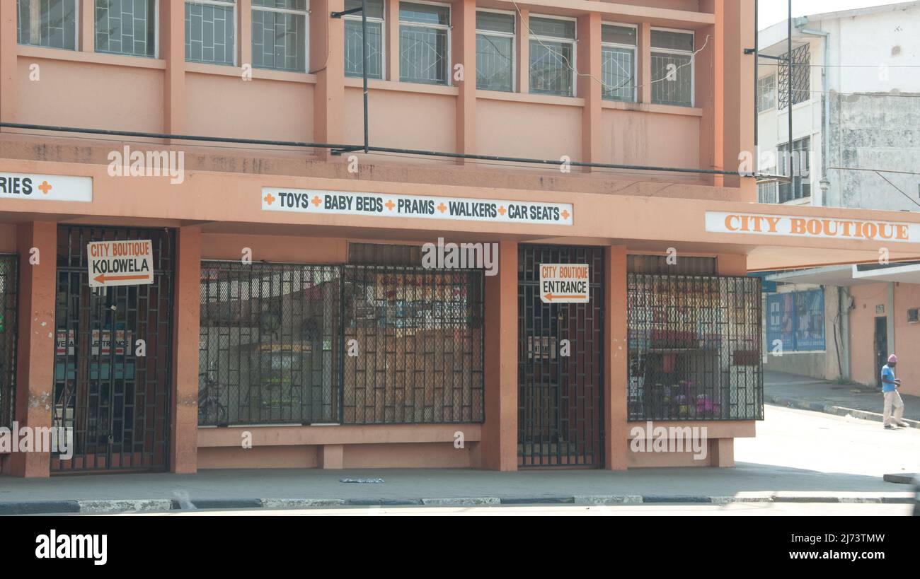 Magasins modernes, Blantyre, Malawi, Afrique Banque D'Images