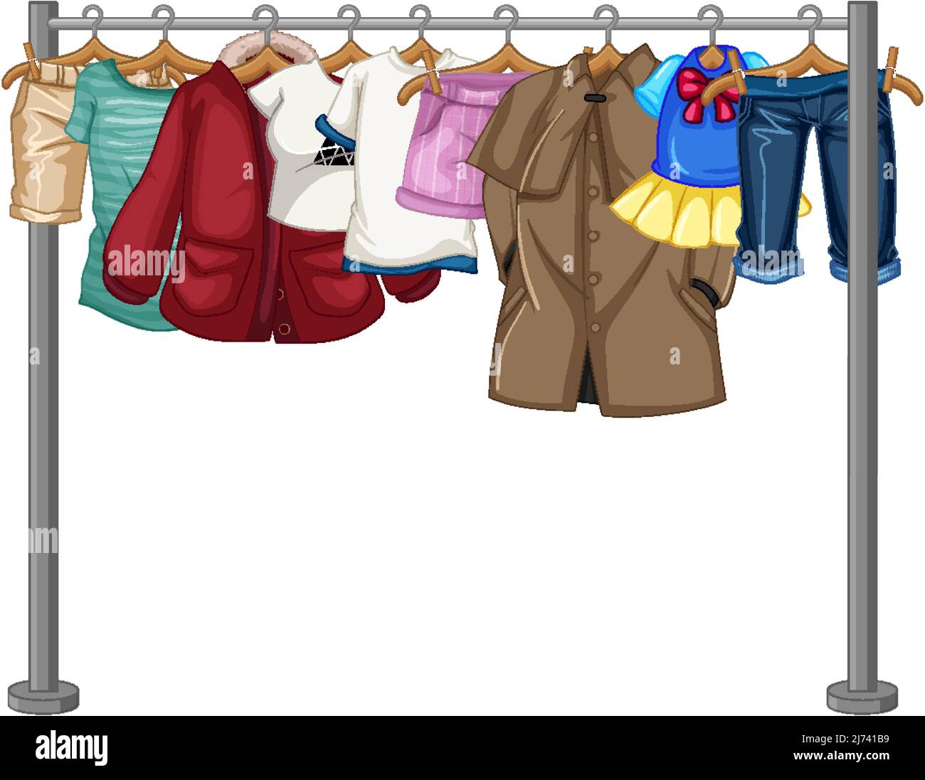 Pantalon sur cintre Banque d'images vectorielles - Alamy