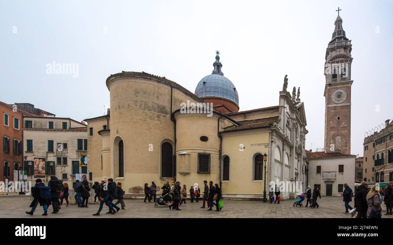 Italien Veneig Kirche Santa Maria Formosa -371 Ansicht von Osten erbaut ab 1492 von Mauro Codussi heutige Gestalt von 1604 Banque D'Images