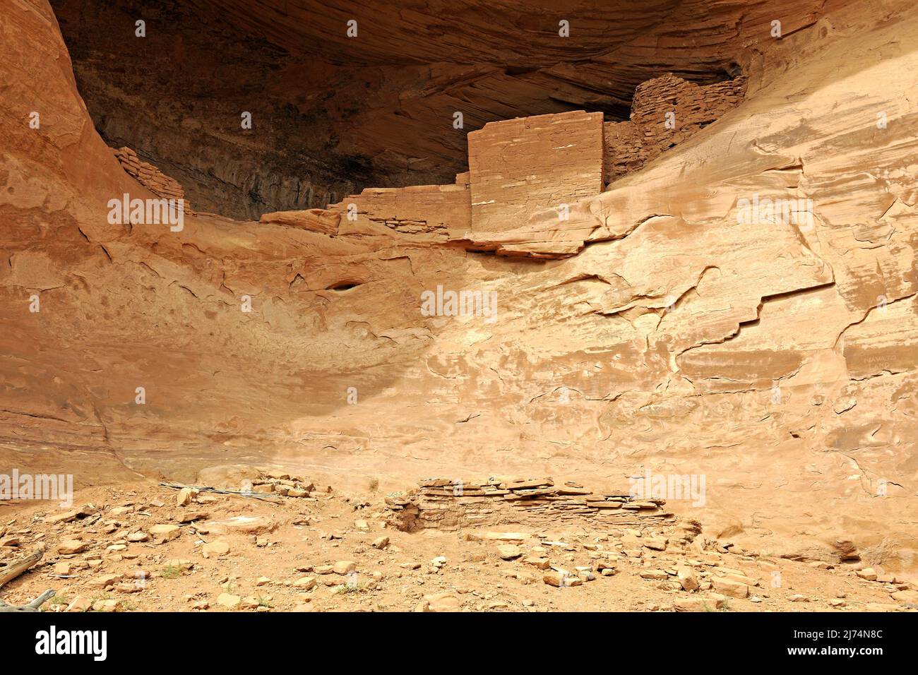 Ruines des Amérindiens de la vallée du mystère, environ 800 ans, États-Unis, Arizona Banque D'Images