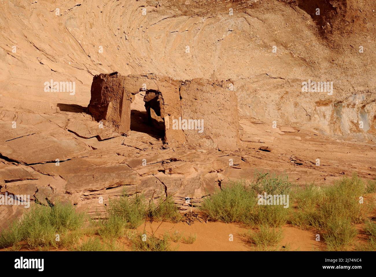 Echo point Ruins, environ 1000 ans, États-Unis, Arizona, Monument Valley National Park Banque D'Images