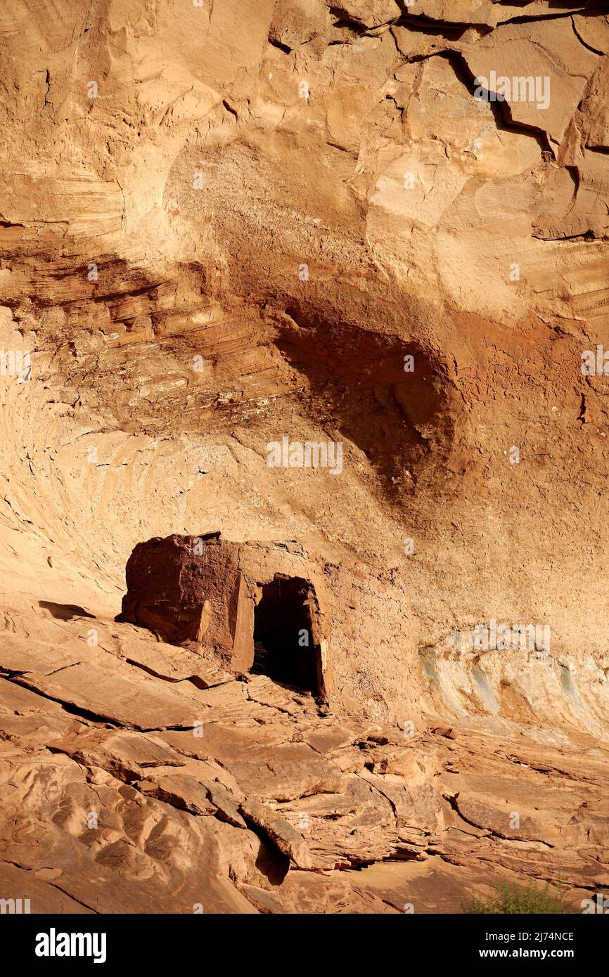 Echo point Ruins, environ 1000 ans, États-Unis, Arizona, Monument Valley National Park Banque D'Images