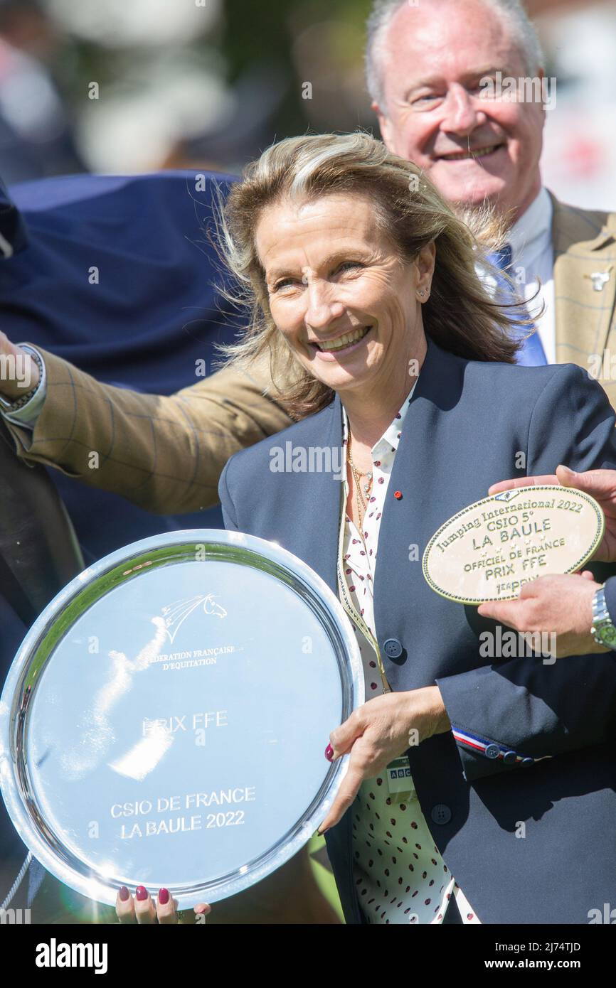Emmanuele Perron-pette, Prix FFE CSIO5 lors du Jumping International de la Baule 2022, événement équestre sur la Baule, France - 5 mai 2022, photo Damien Kilani / DK Prod / DPPI Banque D'Images
