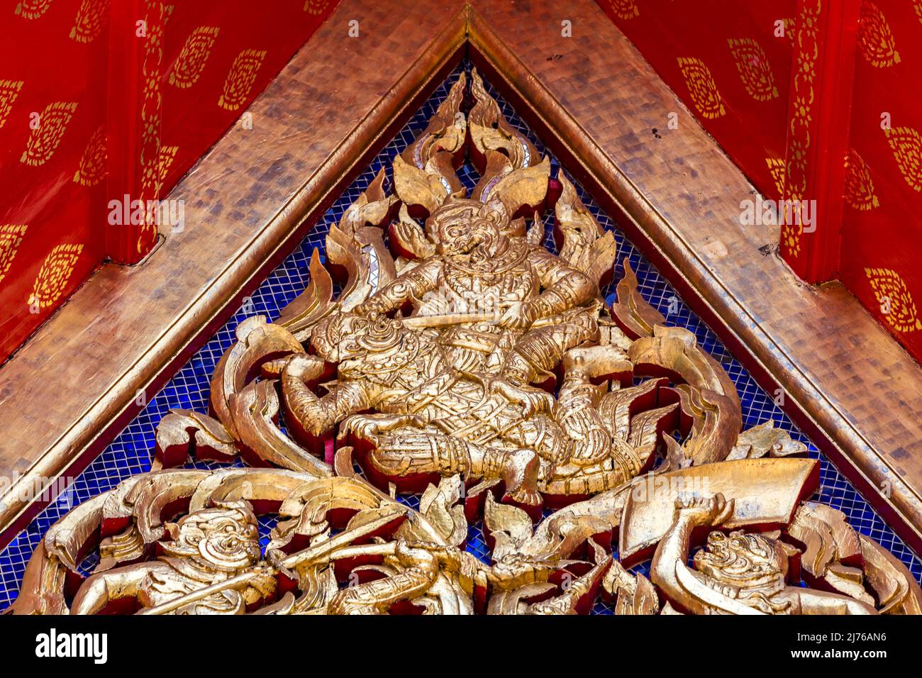 Ornements, détails, complexe de temple Wat Pho, temple du Bouddha couché, Bangkok, Thaïlande, Asie Banque D'Images