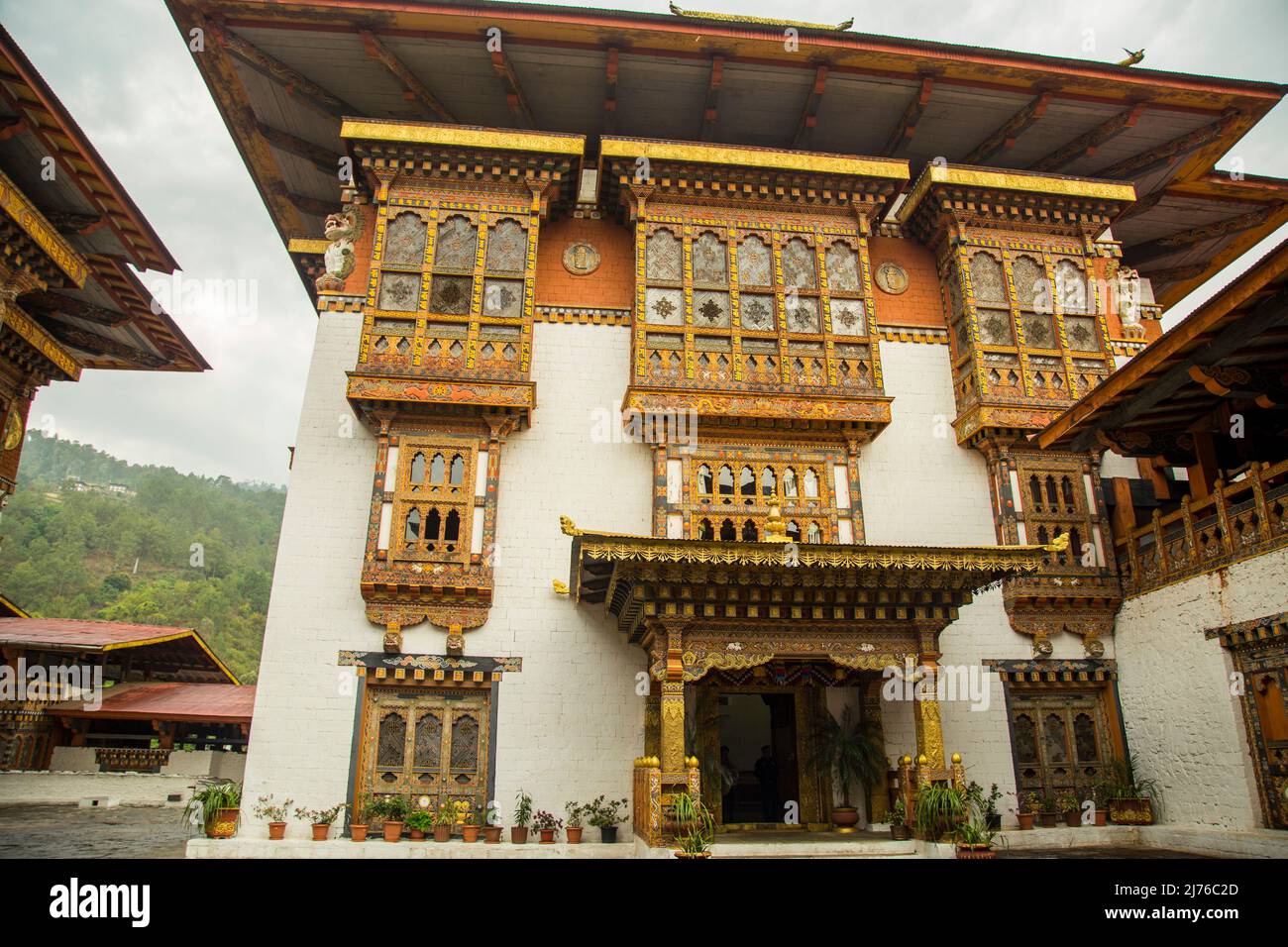 Tashichho Dzong, Thimphu, Bhoutan Banque D'Images