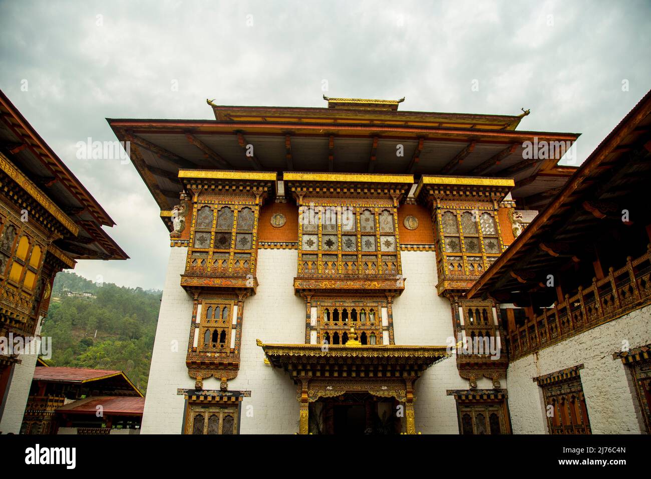 Tashichho Dzong, Thimphu, Bhoutan Banque D'Images