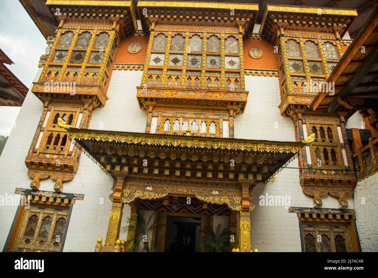 Tashichho Dzong, Thimphu, Bhoutan Banque D'Images