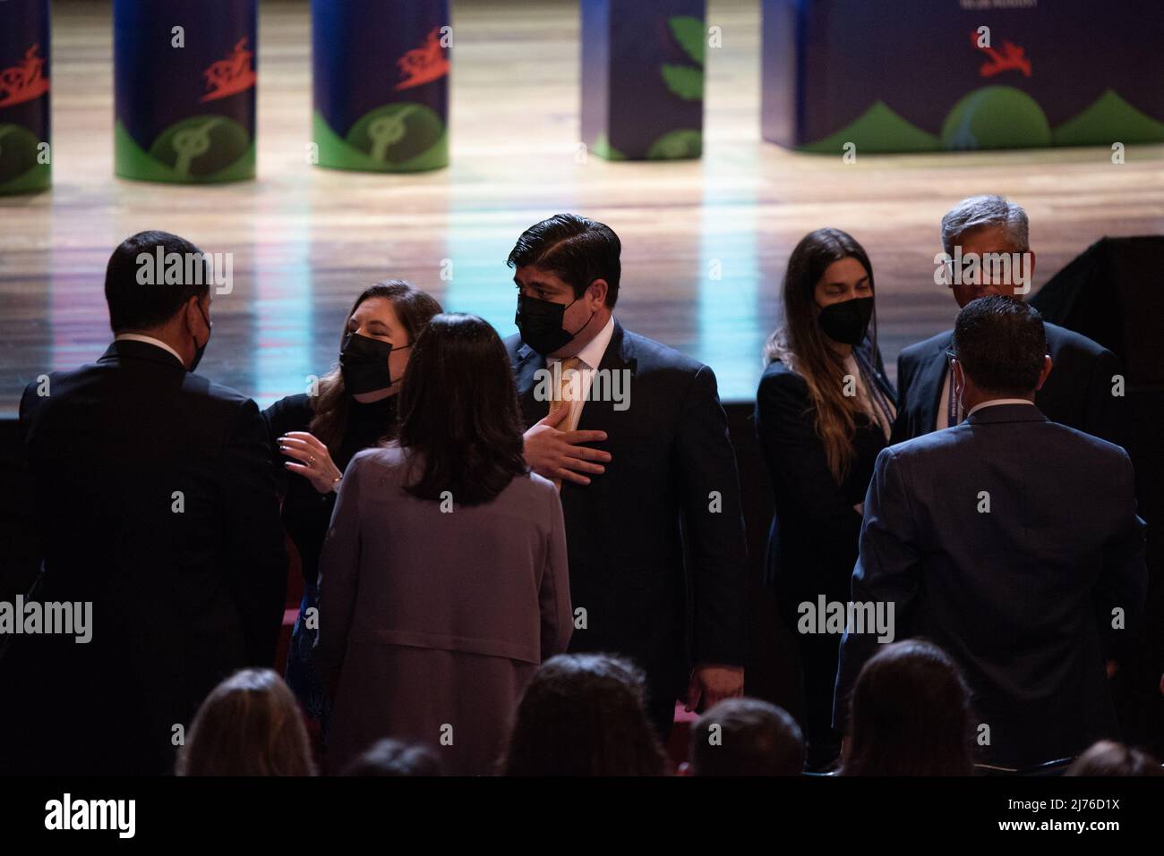 SAN JOSÉ, Costa Rica: Président de la République du Costa Rica, M. Carlos Alvarado, lors de la coupe du monde des femmes U-20 de la FIFA Costa Rica 2022™ qui a pris p Banque D'Images