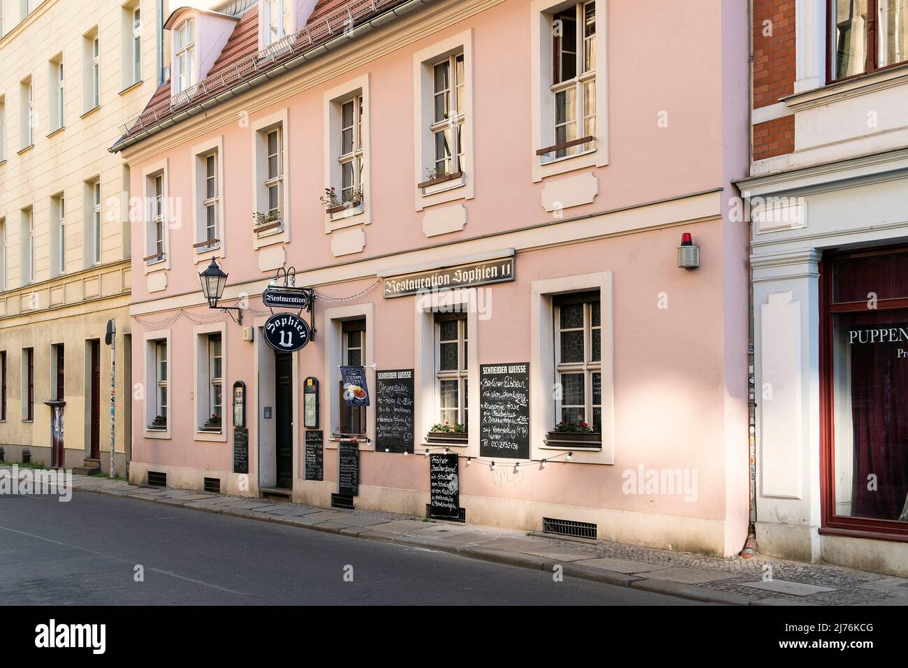 Berlin, Mitte, Scheunenviertel, Sophienstraße, Restaurant 'Phien Banque D'Images