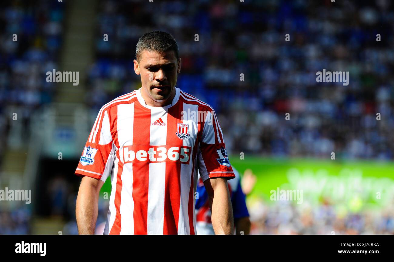 18 août 2012 - Premier League football - Reading FC vs Stoke City. Jonathan Walters de Stoke. Photographe : Paul Roberts / Pathos. Banque D'Images