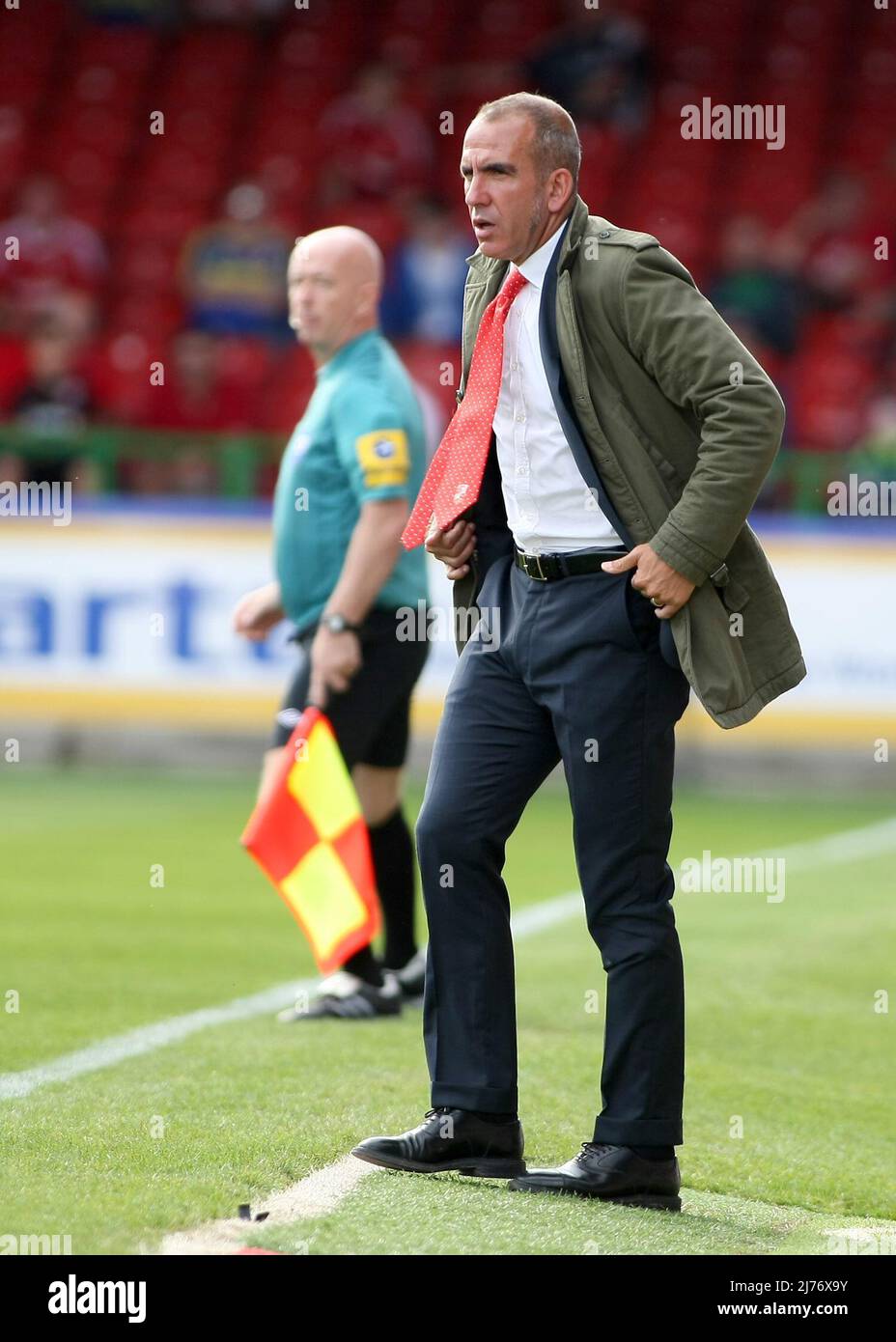 8th septembre 2012 - Npower League1 football - Swindon Town vs Leyton Orient. Paolo Di Canio, directeur de la ville de Swindon. Photographe: Paul Roberts / Pathos. Banque D'Images