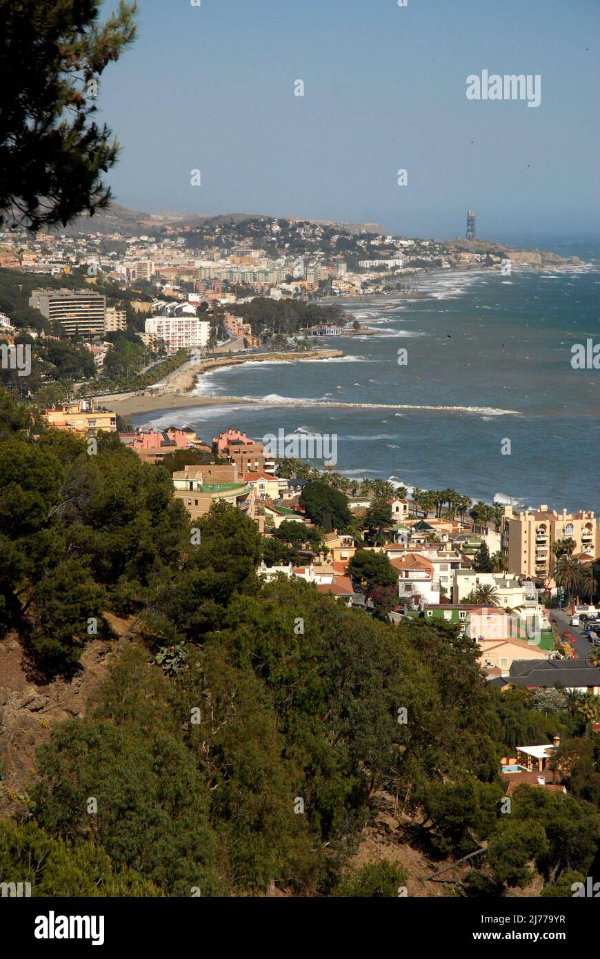 panoramica desde el parador de Gibraltar, Malaga . foto: © Rosmi Duaso/fototext,BCN. Banque D'Images