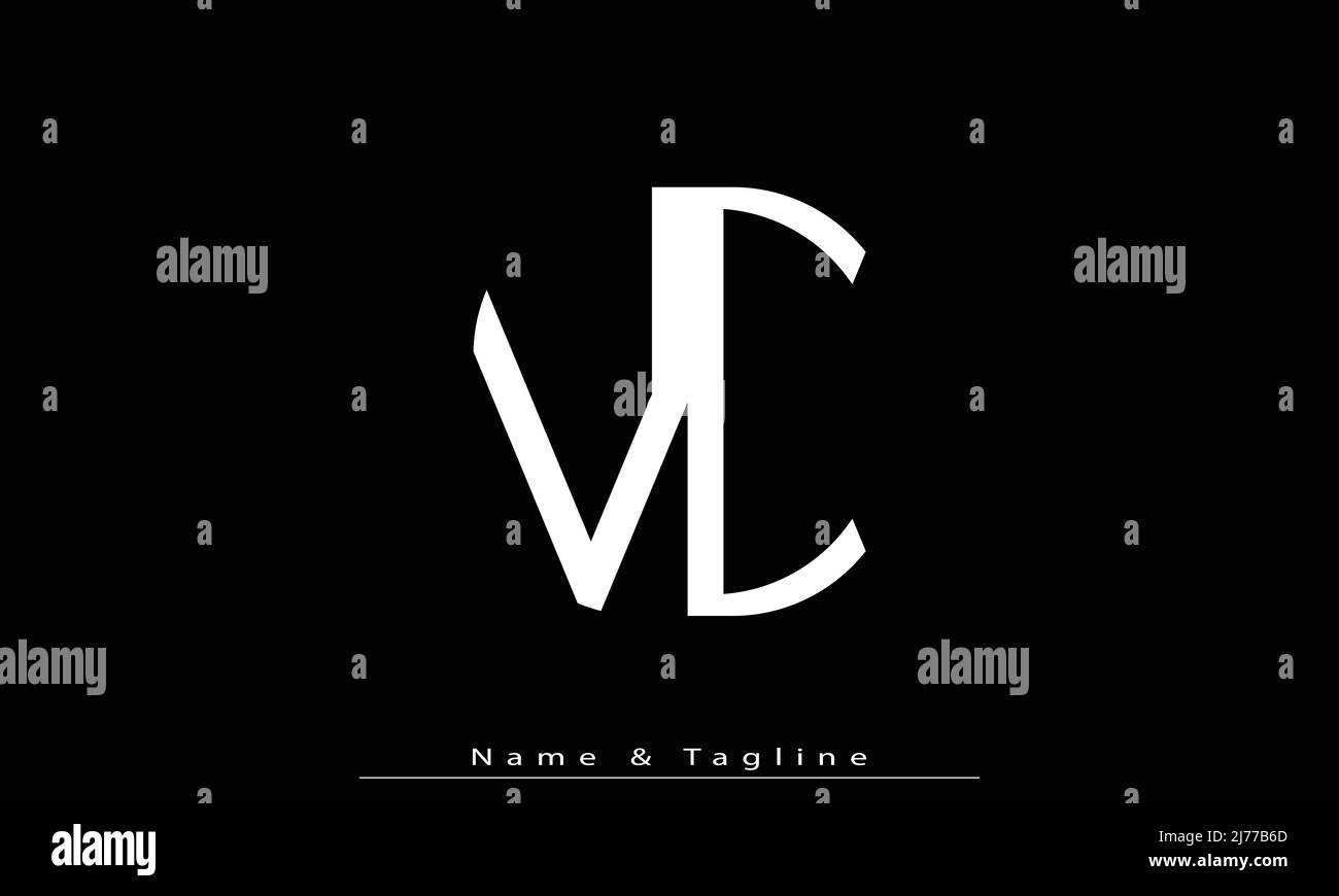 Lettres de l'alphabet initiales Monogram logo VC , CV Illustration de Vecteur Lettres de l'alphabet initiales Monogram logo VC , CV Illustration de Vecteur