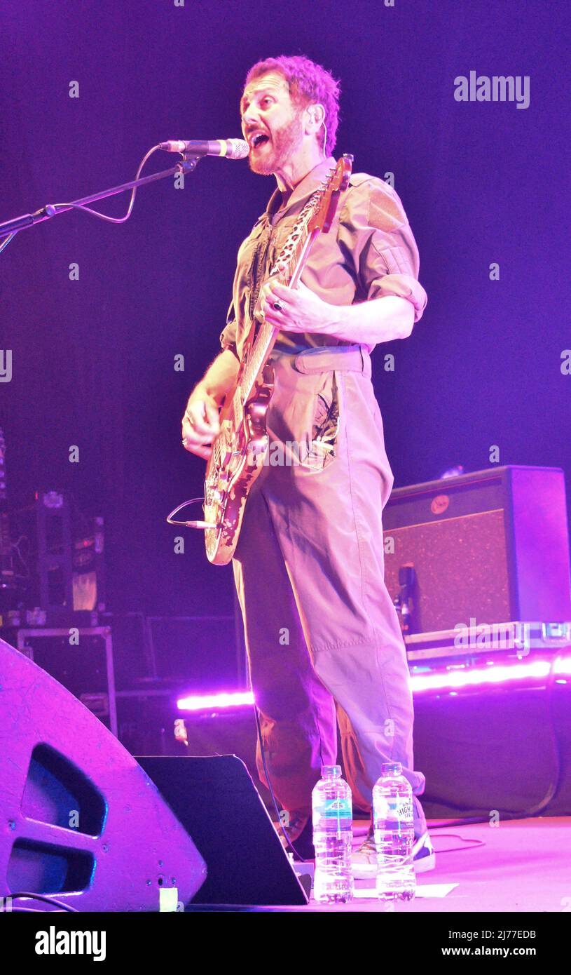 Grant Nicholas de Feeder, qui se présente sur scène en concert au Guildhall Southampton O2, le mardi 26th avril 2022 Banque D'Images