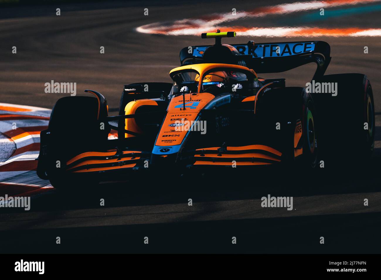 Miami, États-Unis. 06th mai 2022. Lando Norris (GBR) McLaren MCL36. 06.05.2022. Formula 1 World Championship, Rd 5, Miami Grand Prix, Miami, Floride, USA, jour de la pratique. Le crédit photo doit être lu : images XPB/Press Association. Crédit : XPB Images Ltd/Alamy Live News Banque D'Images