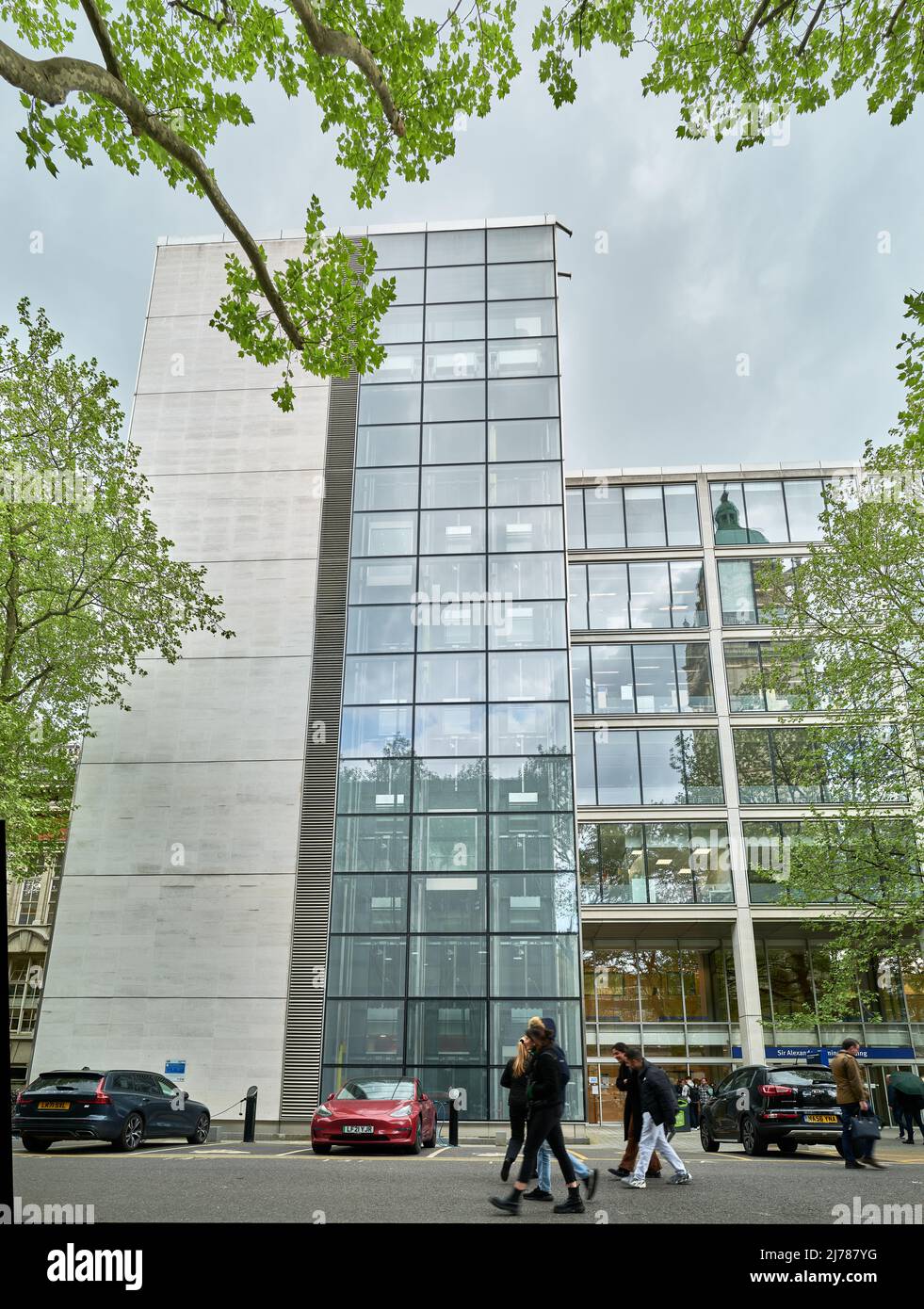 Bâtiment Sir Alexander Fleming, Collège impérial, université de Londres, Angleterre. Banque D'Images