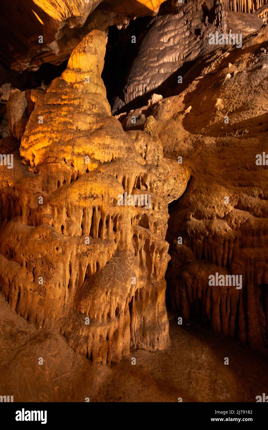 Les grottes d'Antiparos, Cyclades, Grèce Banque D'Images