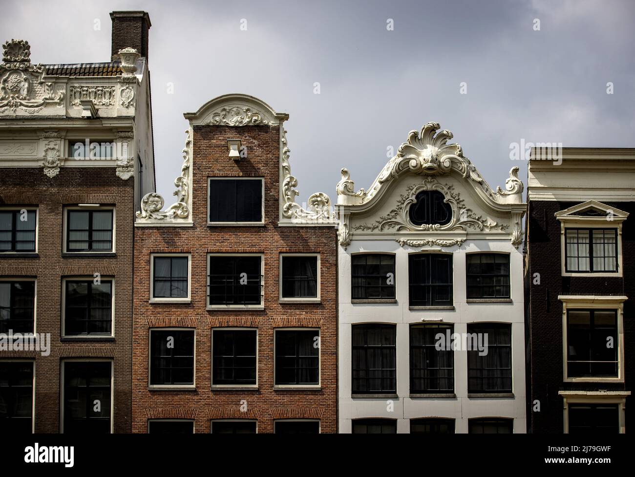 2022-05-07 12:54:58 AMSTERDAM - Canal Houses dans le centre d'Amsterdam. KOEN VAN WEEL pays-bas sortie - belgique sortie Banque D'Images