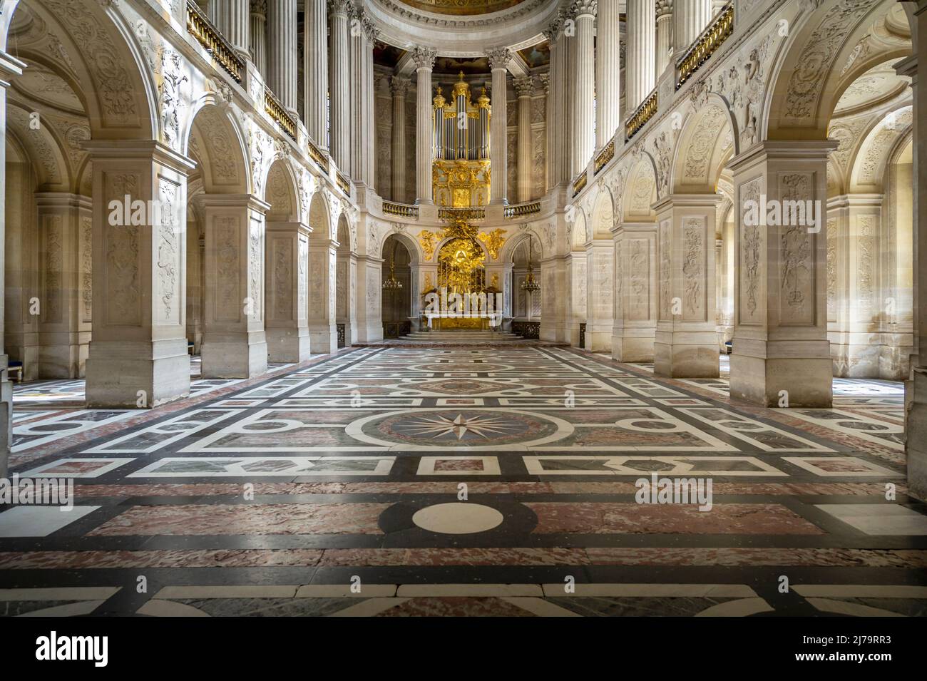 Chapelle royale de Versailles Palace Banque D'Images
